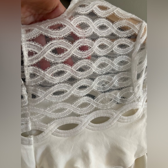 Jonathan Simkhai White Caped Dress - Picture 5 of 7